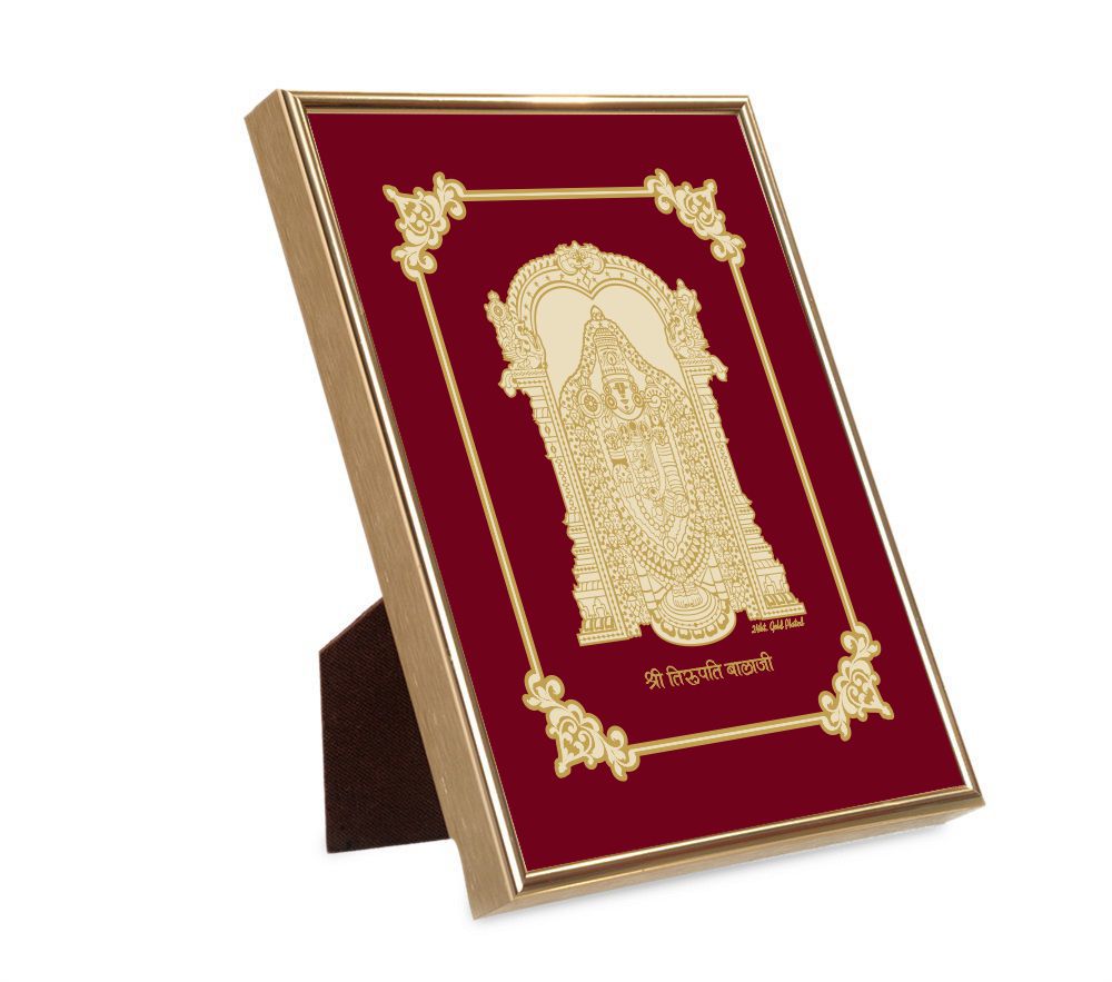 Balaji Velvet Gold Frame | 24 Karat Gold-Plated