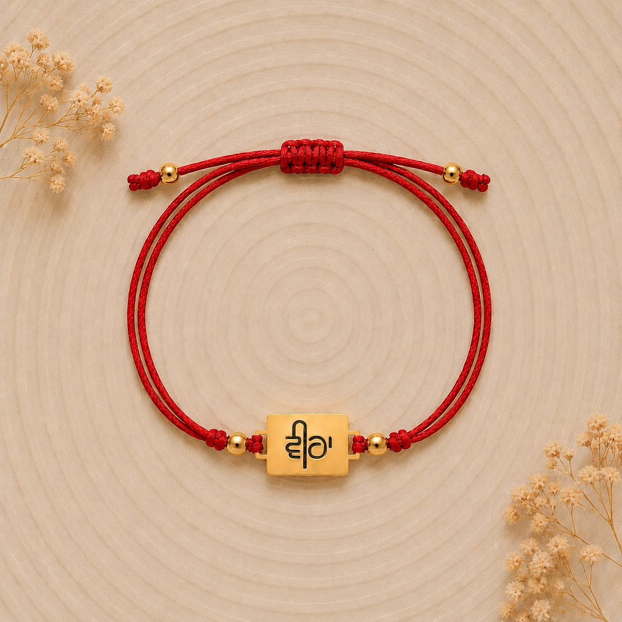 Veera Rakhi | Gold Finish Rakhi