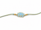 Lotus Rakhi | Gold Finish Rakhi