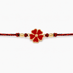 Floral Rakhi | Gold Finish Rakhi