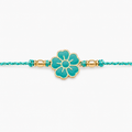 Floral Rakhi | Gold Finish Rakhi