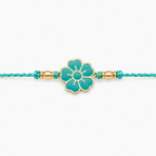 Floral Rakhi | Gold Finish Rakhi