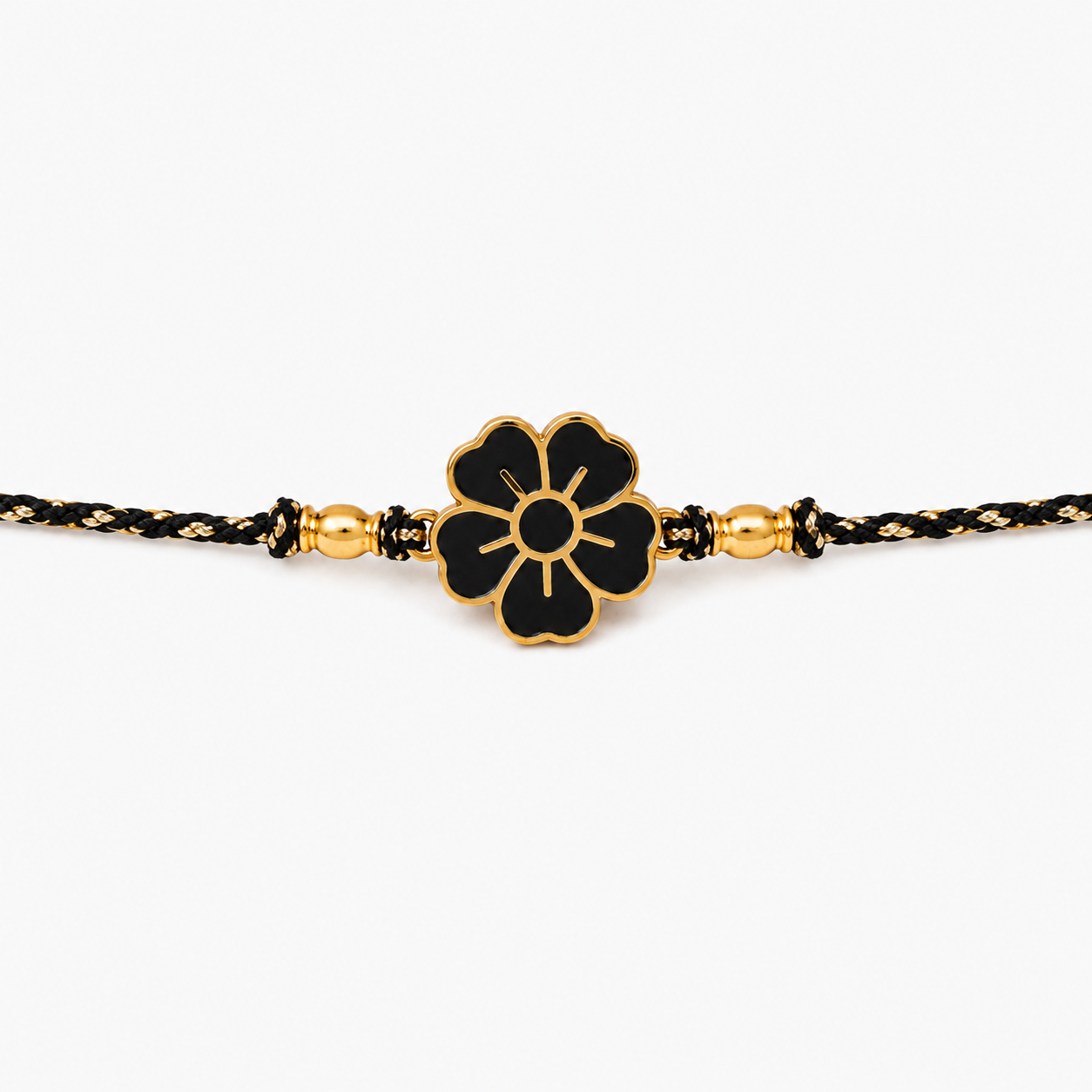 Floral Rakhi | Gold Finish Rakhi