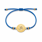 Om Rakhi Round | Gold Finish Rakhi