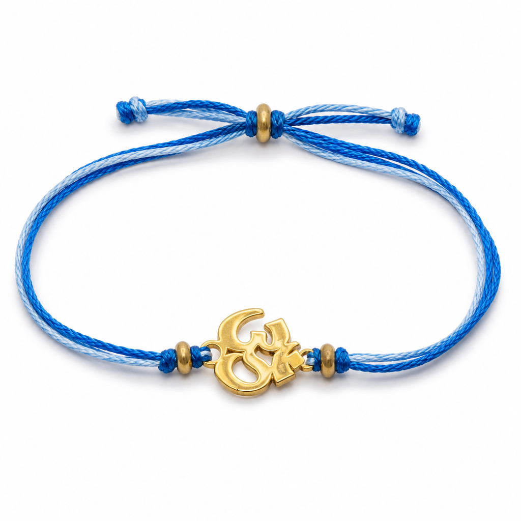 Om Rakhi | Gold Finish Rakhi