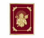 Lord Hanuman Velvet Gold Frame | 24 Karat Gold-Plated Artwork