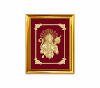 Lord Hanuman Velvet Gold Frame | 24 Karat Gold-Plated Artwork