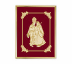Radha Krishna Velvet Gold Frame | 24 Karat Gold-Plated Artwork