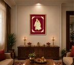 Radha Krishna Velvet Gold Frame | 24 Karat Gold-Plated Artwork