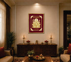 Lord Shiva Velvet Gold Frame | 24 Karat Gold-Plated Artwork