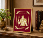 Mahadev Velvet Gold Frame | 24 Karat Gold-Plated
