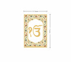 Ik Onkar | 24kt Gold Plated Fridge Magnet