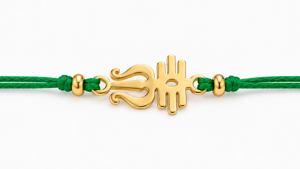 Trishul Rakhi | Gold Finish Rakhi