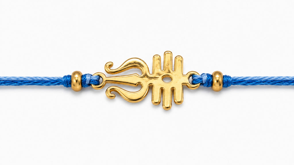 Trishul Rakhi | Gold Finish Rakhi