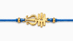 Trishul Rakhi | Gold Finish Rakhi