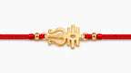 Trishul Rakhi | Gold Finish Rakhi